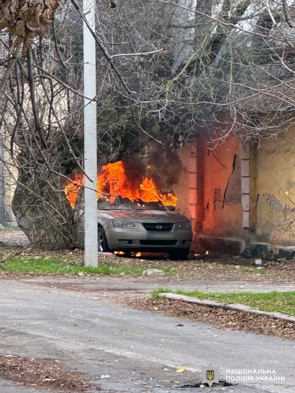 На Херсонщині в результаті російських обстрілів поранено чотирьох людей, пошкоджено медичний заклад, – поліція