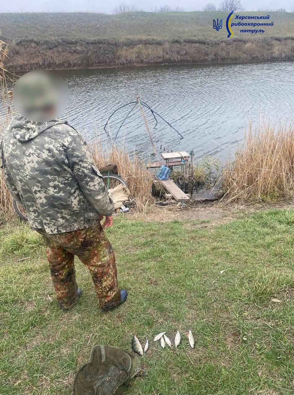 На Херсонщині затримали браконьєрів за незаконний вилов риби