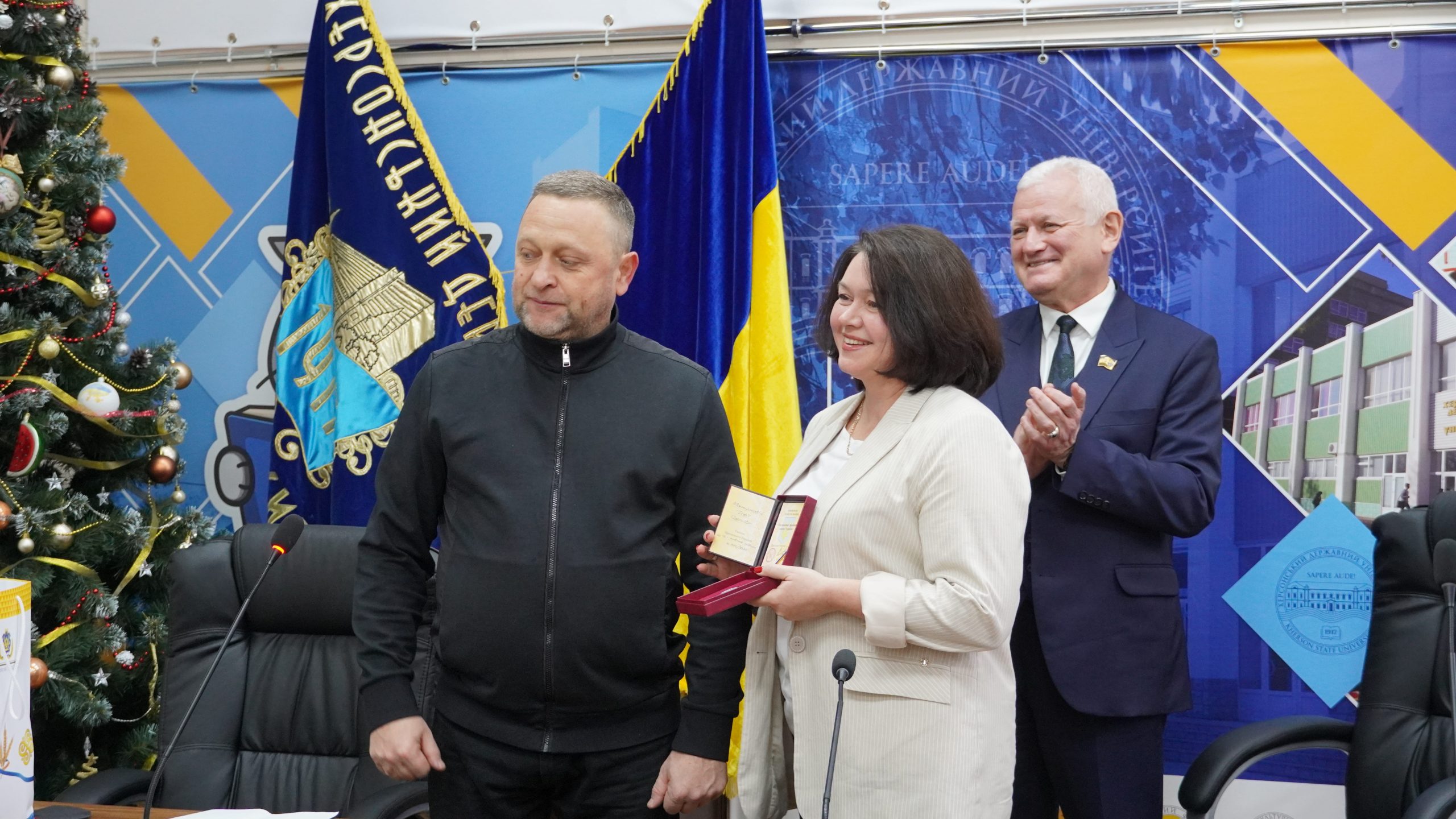 Проректорці ХДУ Дар’ї Мальчиковій вручено нагрудний знак «Заслужений працівник освіти України»
