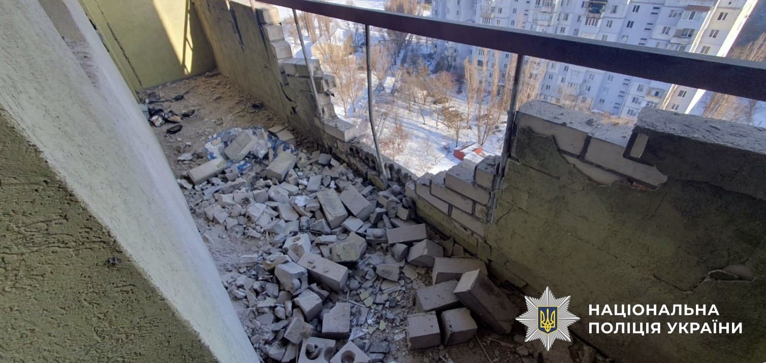 У Таврійському мікрорайоні Херсона пошкоджено обстрілами дві багатоповерхівки, – поліція