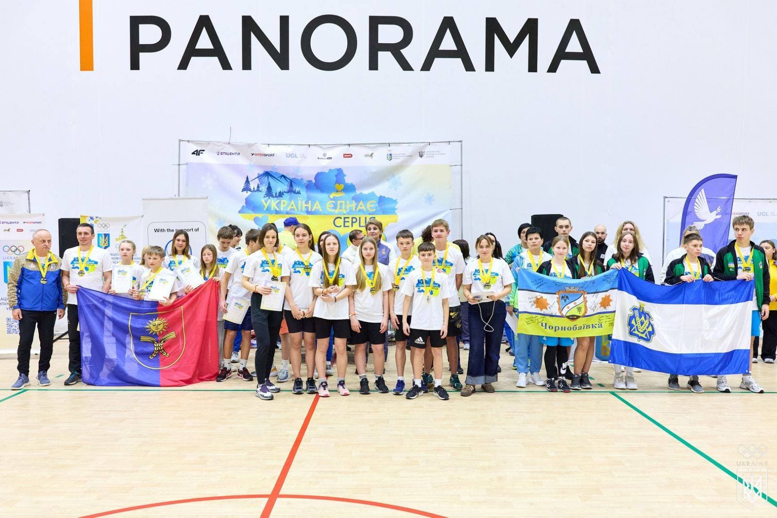 Команда Чорнобаївського ліцею серед призерів всеукраїнських змагань