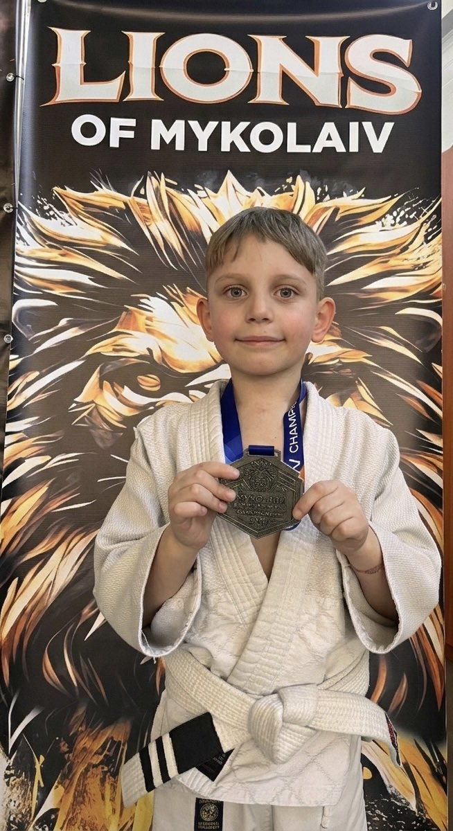 Юний спортсмен із Херсона Назар Ляний здобув призові місця на чемпіонаті з джиу-джитсу в Миколаєві