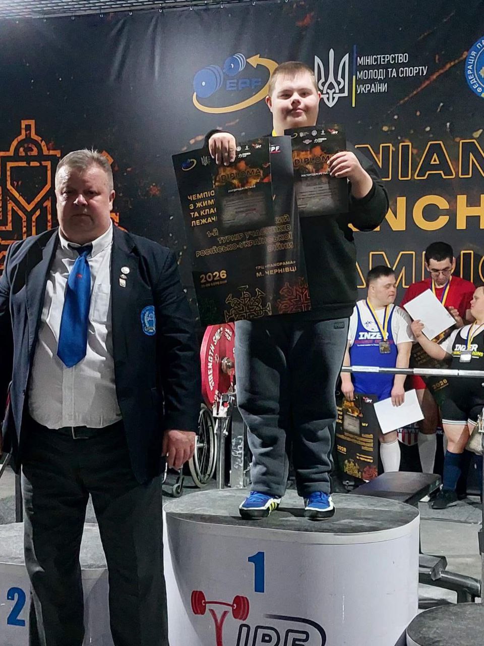 Херсонець Антон Куткін став чемпіоном України серед спортсменів Спеціальної Олімпіади