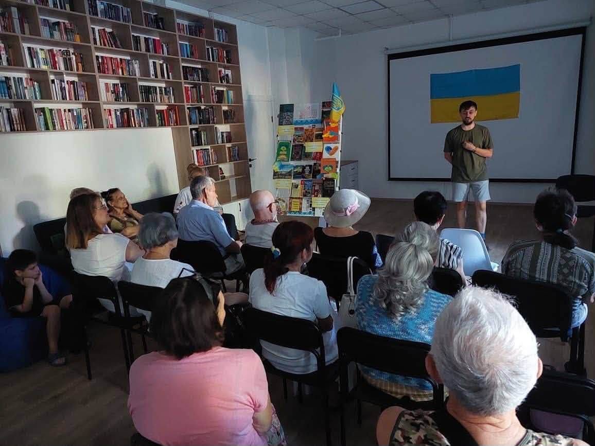 «Ознаки сили і слави»: морпіх із Херсона Дмитро Моцак взяв участь у заході до Дня Незалежності