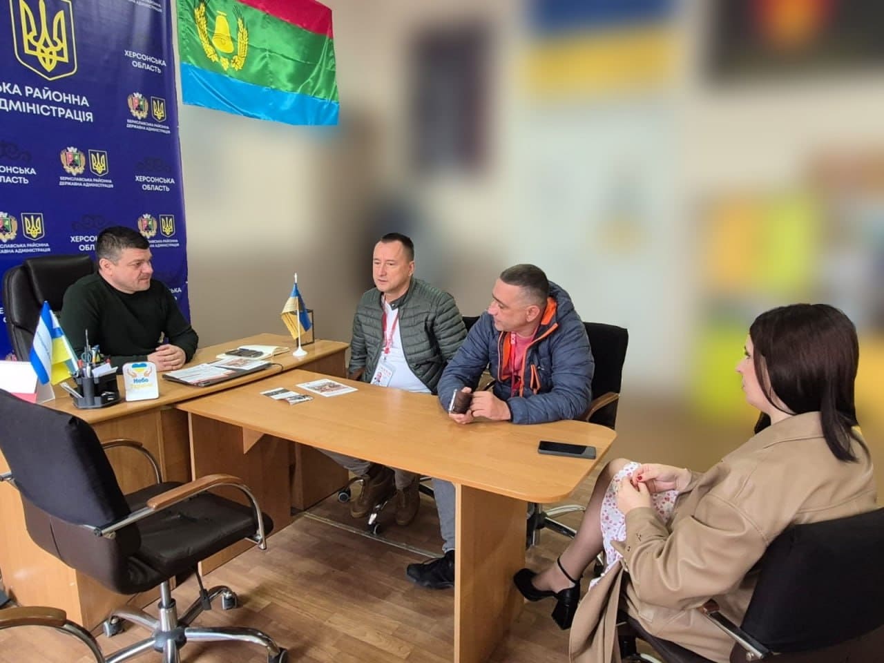 На Бериславщині обговорили евакуацію жителів прифронтових громад із фондом «Схід SOS»